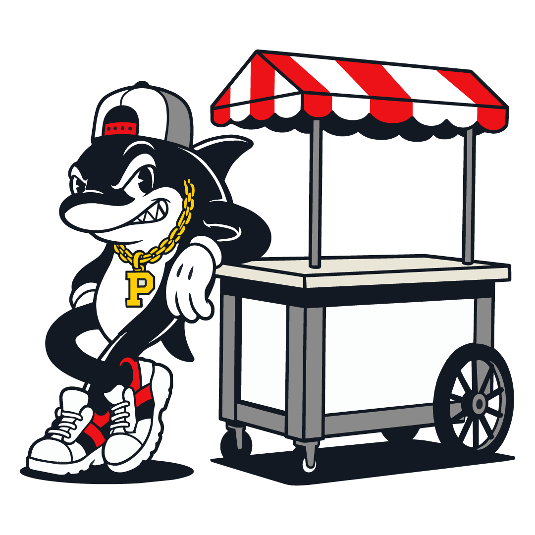 Mutt mascot for merch collaborations